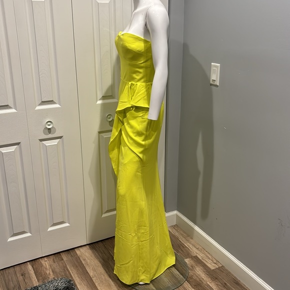 NWOT Dress the Population Kai in lemongrass - Picture 8 of 15